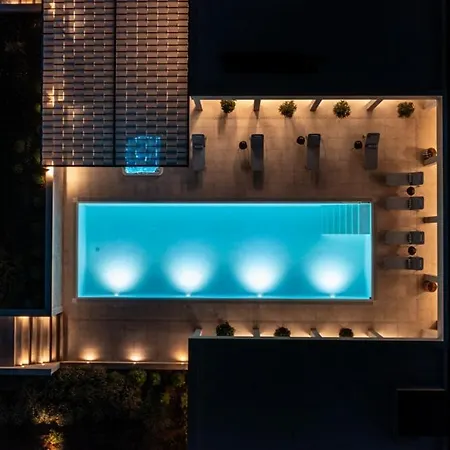 Luxury Bracchia Magic Retreat I With Heated Pool, Sauna And Jacuzzi On Brac Villa Škrip