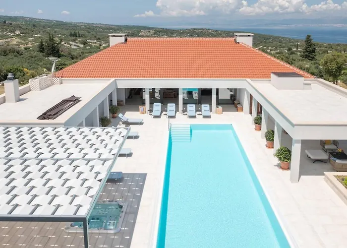 Luxury Bracchia Magic Retreat I With Heated Pool, Sauna And Jacuzzi On Brac *