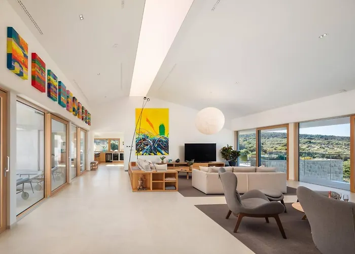 Luxury Bracchia Magic Retreat I With Heated Pool, Sauna And Jacuzzi On Brac Βίλα Škrip